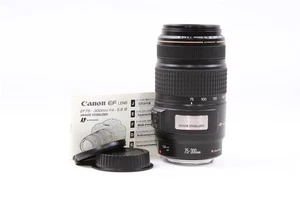 Lente Canon EF 75-300 mm f/4-5,6 IS USM usada (LEER) - Imagen 1 de 9