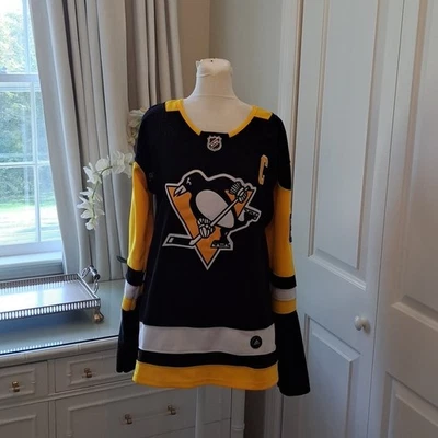 Camiseta deportiva de hockey Adidas juvenil NHL Pittsburgh Penguins Jaromir Jagr #68 L/XL Foto 1 de 4