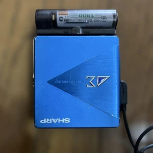 Reproductor MD portátil SHARP MD-SS503-A - probado funcionando, usado, azul - Imagen 1 de 9