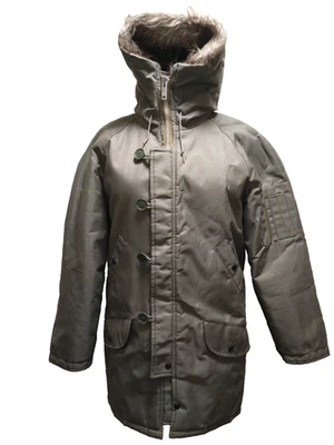 Holiday Ranger Outdoor Mens Wear Green Water Repellent Hooded Parka S Made Japan - Image 1 of 4