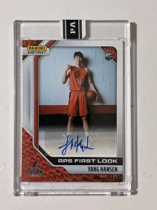 Yang Hansen 2025-26 Panini Instant NBA RPS First Look- Base Auto - Picture 1 of 3
