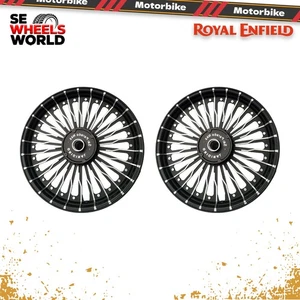 Royal Enfield Classic 350 Alloy Wheel Rim 18 & 19 inch front & Rear 26 Spokes - Picture 1 of 6