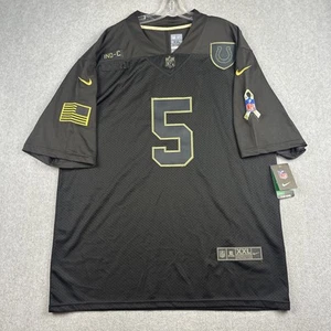 Anthony Richardson Colts #5 Nike NFL Jersey Salute To Service 2XL Black Camo NWT - Picture 1 of 11
