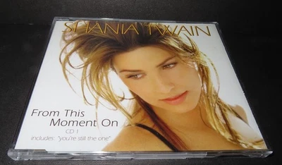 FROM THIS MOMENT ON by SHANIA TWAIN with rare The Right Single Mix CD--CD Foto 1 de 4