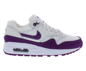 Nike Air Max 1 GS Mädchen Schuhe Größe 3, Farbe: Summit White/Viotech/White - Bild 1 von 4