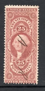 US 1862-1871 Sc #R48c Power of Attorney Revenue Stamp Used - signed ng - Picture 1 of 2