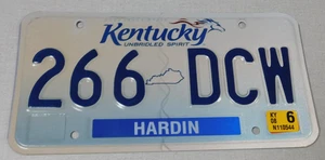 2008 Kentucky passenger car license plate Hardin County - Picture 1 of 1