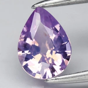 π 0.62ct VS Pear Natural Purple Sapphire - Unheated, Tanzania Gemstone - Picture 1 of 4