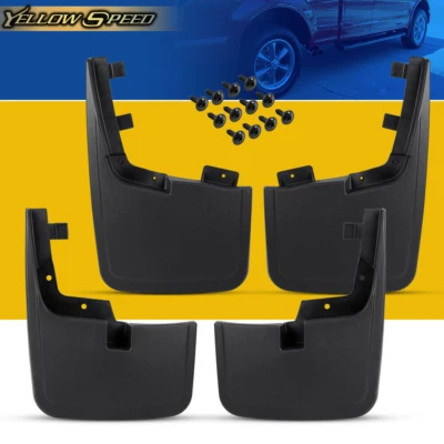 Guardabarros contra salpicaduras delanteros aptos para Ford F150 2015-2018 sin brotes de guardabarros Foto 1 de 4