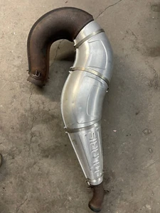 Polaris OEM Exhaust Pipe 06-09 600 IQ Fusion Switchback RMK SHIFT dragon - Picture 1 of 5