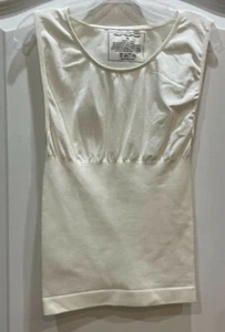Graduated Compression Womens Camisole Size M Off White Sleeveless 53  - Picture 1 of 3