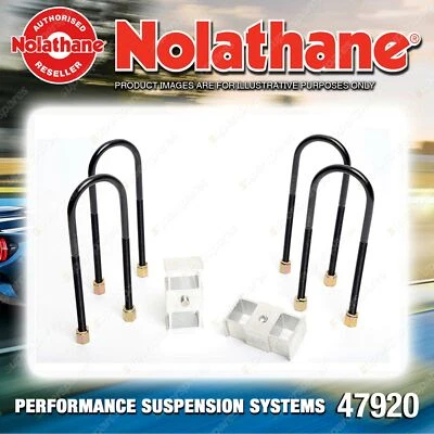 Nolathane Rear Lowering block kit 1.5" for Ford Courier PE PF PG PH PA PC PD - image 1 of 4