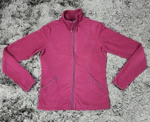 REI Co-Op Fleece Jacket Womens 2XS Red Maroon Outdoor Pockets Mock Neck Full-Zip - Picture 1 of 19
