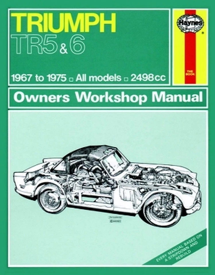 Manuale di Riparazione Triumph TR5/TR6 1967, 68, 69, 70, 71, 72, 73, 74 & 75 - Immagine 1 di 1