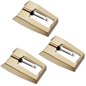 Record Player Needle/Golden Needle with 3-Pack of Dimond Stylus Replacement - Picture 1 of 6