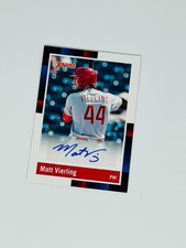 2022 Donruss - Retro 1988 Signatures - #R88S-MV - Matt Vierling RC Auto