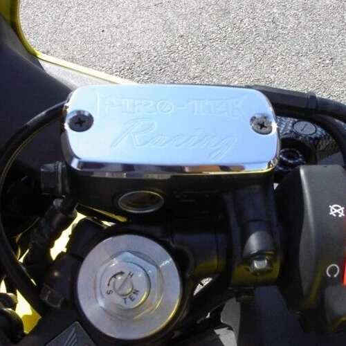CBR600RR 919 F2 F3 F4 F4i Chrome Pro-Tek Front Brake Reservoir Cap Cover - Image 1 of 1