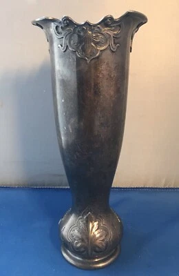 "Florero Gorham Athenic American Sterling Art Nouveau 1905-3880-8 1/8"" de alto" Foto 1 de 4