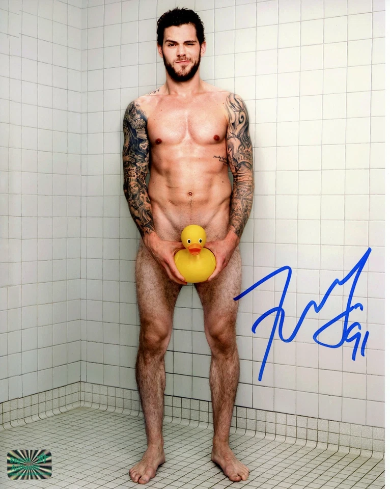 Tyler Seguin Dallas Stars Firmado Autografiado Ducha Goma Pato 16x20 Foto 1 de 1