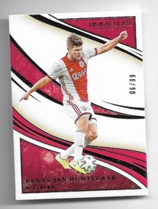 2020 Panini Immaculate Base Card :Klaas-Jan Huntelaar #06/99