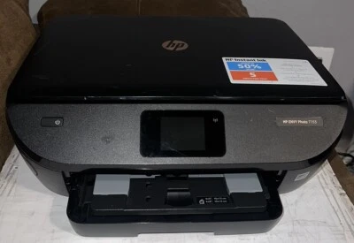 HP Envy Photo 7155 Wireless All-in-One Thermal Inkjet Printer PARTS OR REPAIRS - Image 1 of 4