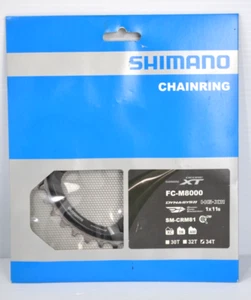 Shimano Deore XT + FC-M8000 Chainring 34T SM-CRM81 1x11 Speed - Picture 1 of 5