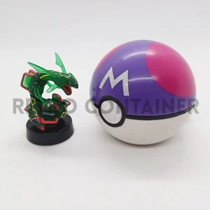NINTENDO POKEMON Vintage Figure + PokeBall - Rayquaza Master Ball - Picture 1 of 1