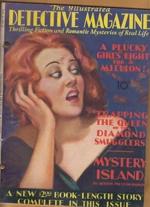 Arthur Preston Hankin MYSTERY ISLAND Illustrated Detective 1930 Very Good rare - Picture 1 of 1