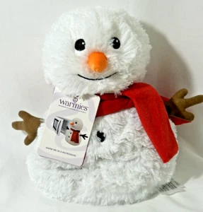 WARMIES Comfort Plush Medium Snowman Lavender Scented Microwave Warmth - Picture 1 of 5
