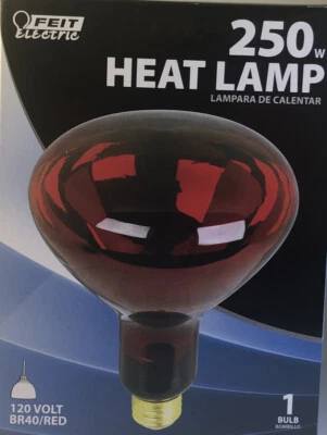 Feit Electric 250R40/10 Reflector Heat Lamp, 250 Watt-BRAND NEW-SHIPS N 24 HRS - Image 1 of 4