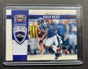 2011 Panini Threads Gridiron Kings Anquan Boldin 🔥 Game Worn Jersey /299 SP #4 - Picture 1 of 4