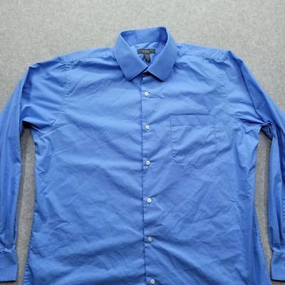 Madison Men's Large Sky Blue Long Sleeve Button-Down Shirt - Image 1 of 4