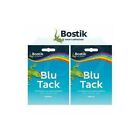 2 xBostik Blu Tack Original Blue Sticky Reusable Tac Economy Handy Size 60g