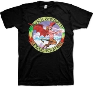 Black Sabbath B. S. World Tour 78 S, L Black T-Shirt - Picture 1 of 1