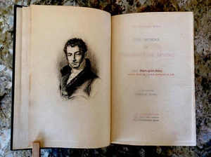 Washington Irving Life and Letters #481/1000 Salmagundi Edition - Volumes 1 & 2 - Picture 1 of 9