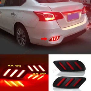 For Nissan Sentra 2016-2019 LED Brake Lights Turn signal Lights Rear Fog Lights - Picture 1 of 10