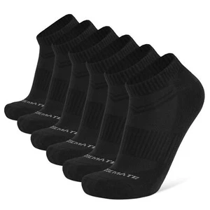 Mens Ankle Socks Cushioned Athletic Low Cut Socks Cotton Sport Short Socks 6 ... - Picture 1 of 6