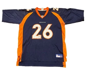 Denver Broncos Jersey 2XL Clinton Portis Mens Reebok Blue - Picture 1 of 6