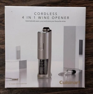 Cuisinart Cordless 4 in 1 Compact & Lightweight Automatically Wine Bottle Opener - Picture 1 of 3