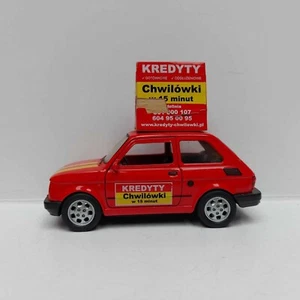 Welly Polski Fiat 126 1:34 Polish Edition KREDYTY advertising model for parabank - Bild 1 von 17