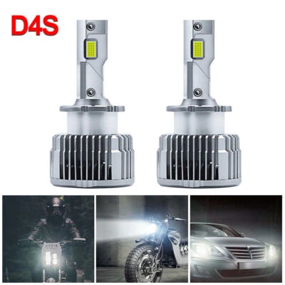 2Pcs 10000LM D4S LED Headlight Driver Module Xenon HID ballast Aviation Aluminum - Image 1 of 4