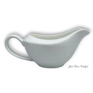 Fitz and Floyd Nevaeh White Gravy Boat - Picture 1 of 2
