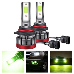 9006 HB4 Lemon Green LED Car Headlight Bulbs Foglight Truck SUV Driving Fog Lamp - Picture 1 of 10