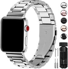 Fullmosa Compatible Apple Watch Band 42mm Stainless Steel Metal for Apple Watch 