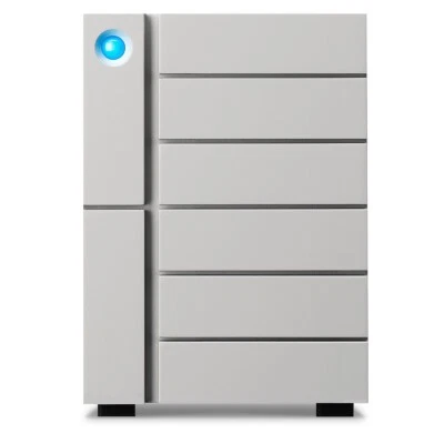 LaCie 6Big 60TB STFK60000400 - 6Big Thunderbolt 3 - USB C Dual-Disk RAID - Image 1 of 4