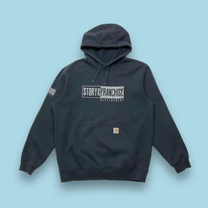 Blizzard Entertainment SFD Employee Carhartt Hoodie Sweatshirt Mens Large Navy - Picture 1 of 8