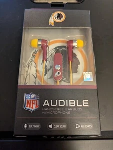 NIP - NFL - Washington (Redskins) Commanders - Ear Buds with Microphone - Picture 1 of 3