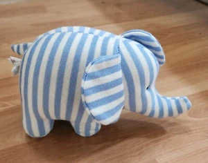 Little Jellycat Elliot Elephant Striped Plush Chime Rattle. 9" SPOTLESS! - Picture 1 of 9