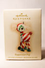 Hallmark: Peppermint Pup - Candy Cain Puppy - 2007 Holiday Ornament