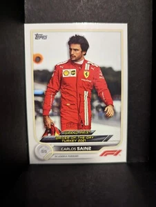 2022 Topps Formula 1 Chrome Base #187 Carlos Sainz - Scuderia Ferrari - Picture 1 of 1
